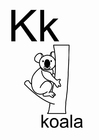 Kleurplaat k