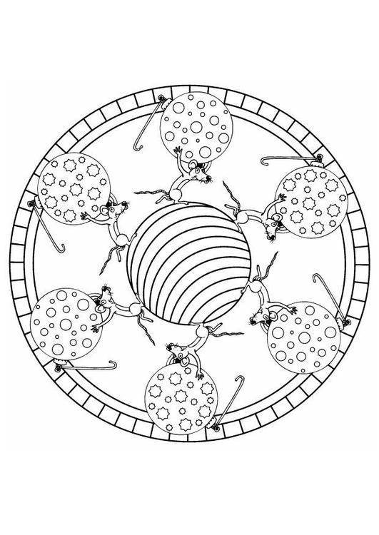 Kerst-mandala