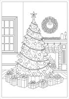 kerstboom met pakjes