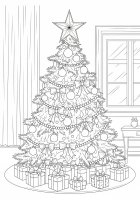 kerstboom met ster