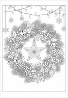 kerstkrans met belletjes