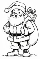 Kerstman op pad