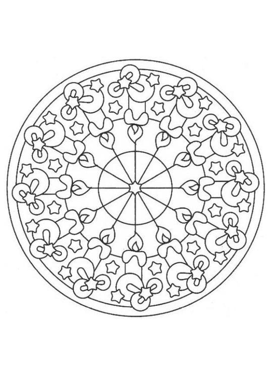 kerstmis mandala