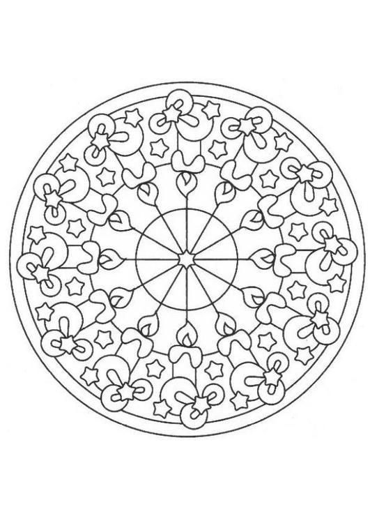 kerstmis mandala