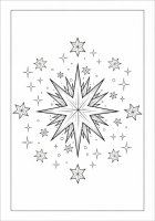 kerststerren fonkelen