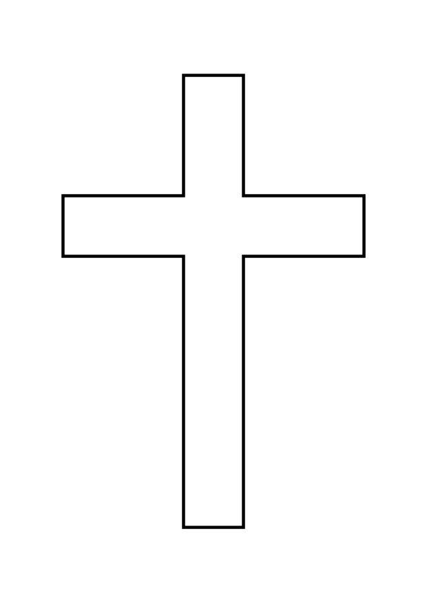 Kleurplaat kruis