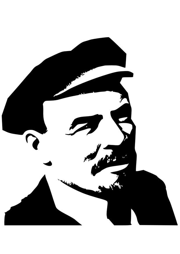 Kleurplaat Lenin