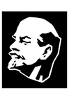 Kleurplaat Lenin