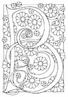 Kleurplaat letter - B 