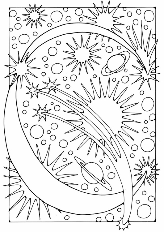 Kleurplaat letter - C
