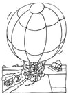 Kleurplaten luchtballon