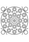 Kleurplaten mandala 10