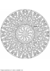 Kleurplaat mandala-1502h