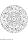 Kleurplaten mandala-1602p