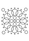 Kleurplaten mandala 17