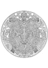 Kleurplaat mandala-1802c