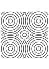 Kleurplaat mandala 24