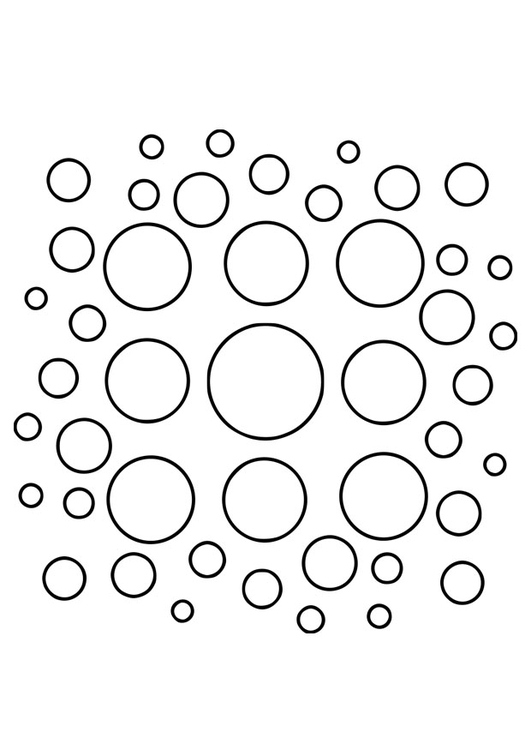 Kleurplaat mandala 8