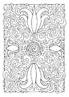 Kleurplaat mandala a01