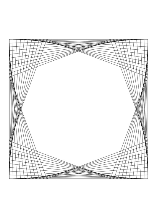 Kleurplaat mandala - bloem