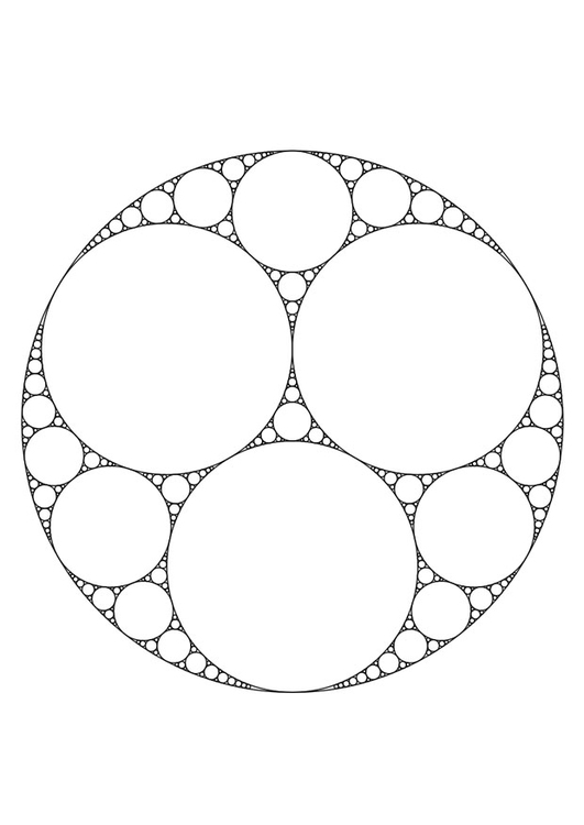Kleurplaat mandala