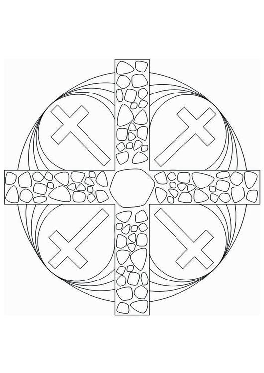 mandala kruis