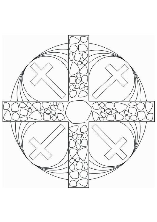 mandala kruis