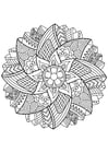 Kleurplaten Mandala