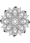 Kleurplaten Mandala