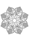 Kleurplaten Mandala