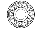 Kleurplaten mandala1