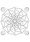 Kleurplaten mandala13