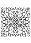 Kleurplaat mandala19