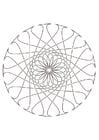 Kleurplaten mandala29