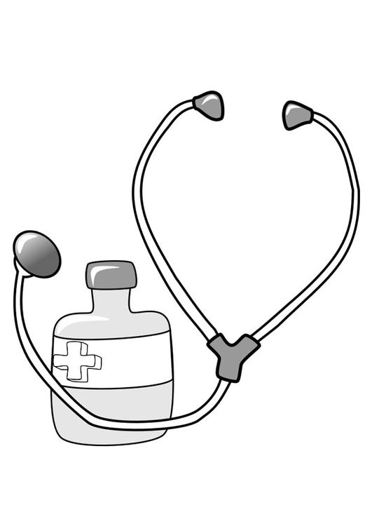 medicijn en stethoscoop 