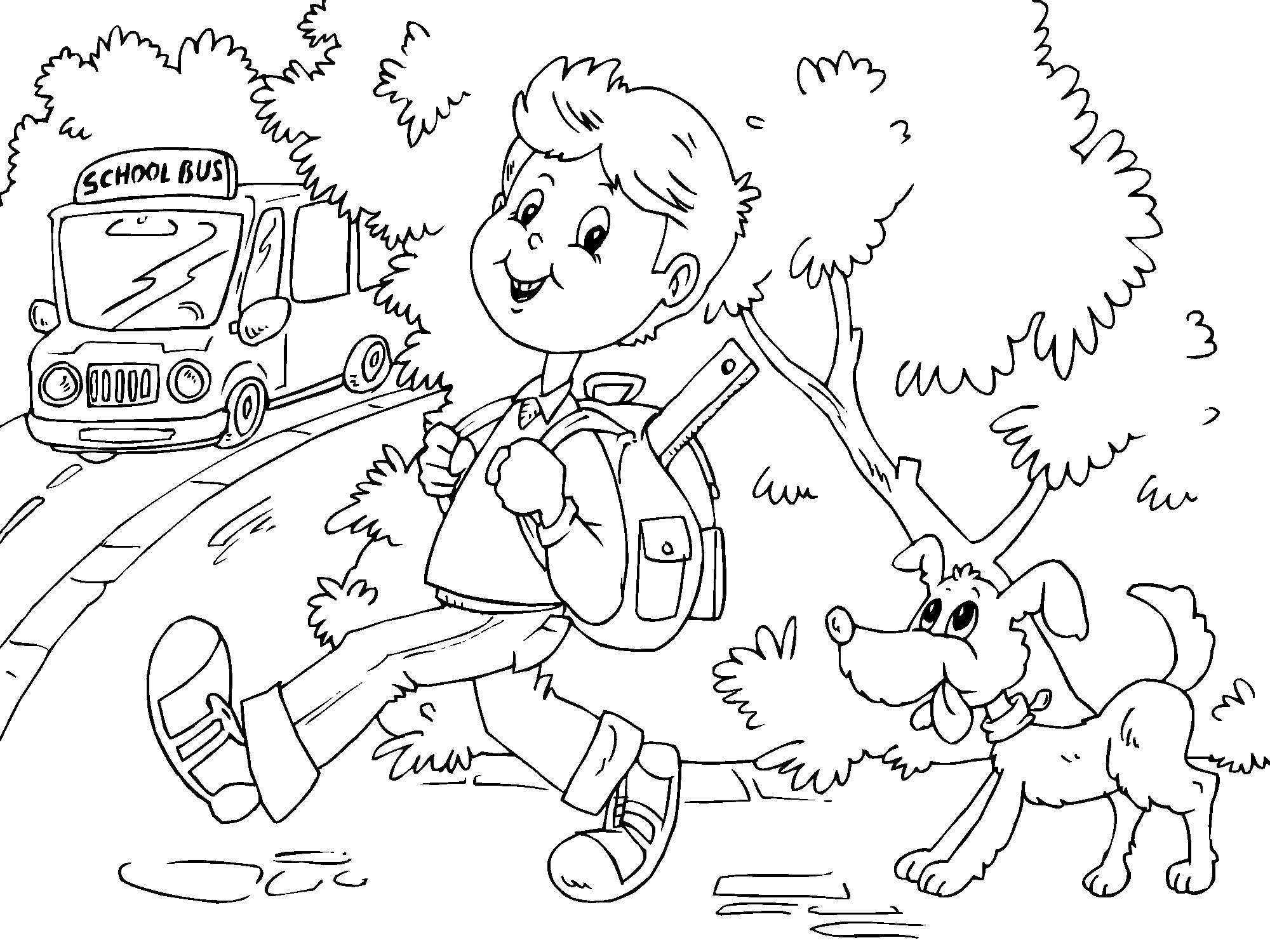 i love school coloring pages for kids - photo #20