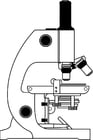 Kleurplaten microscoop