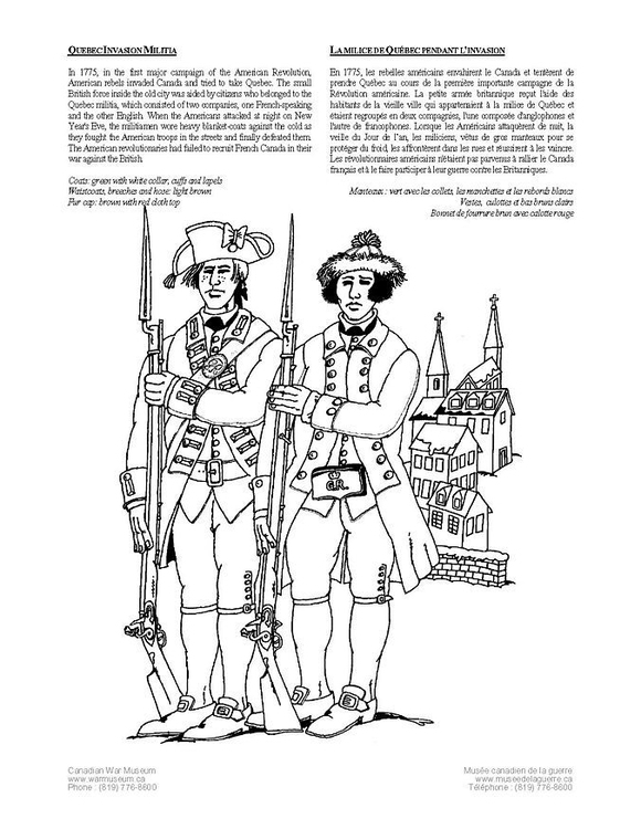 Kleurplaat militie