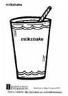 Kleurplaten milkshake