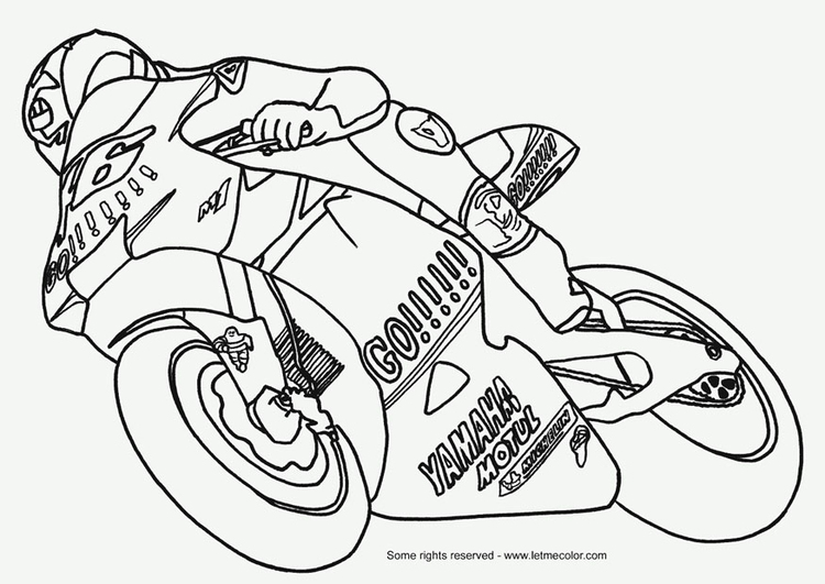 Race En Crossmotors Kleurplaten Leuk Voor Kids