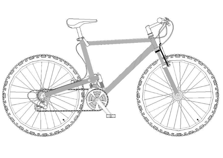 dh bike coloring pages - photo #12