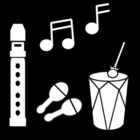 kleurplaat muziek maken
