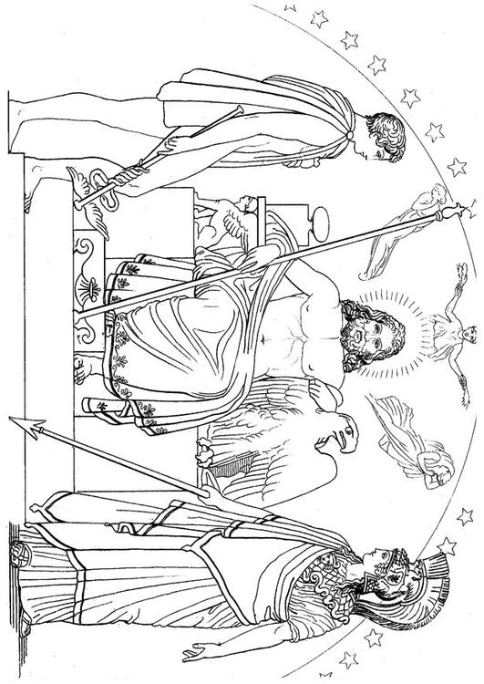 Oddyseus - Hermes, Zeus en Athena