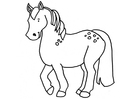 kleurplaat paard