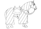 kleurplaat paard