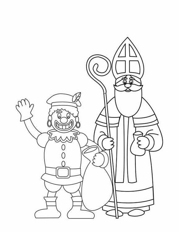 Piet en Sinterklaas 