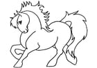 Kleurplaten pony