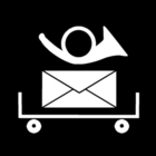 kleurplaat postbedeling