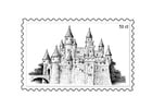 Kleurplaten postzegel 3