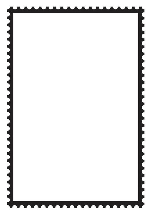 postzegel rechthoek